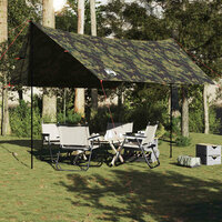 Kampeerluifel waterdicht 438x376x212 cm camouflage 3