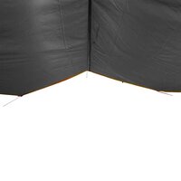 Kampeerluifel waterdicht 300x294 cm grijs en oranje 5