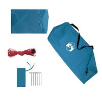 Kampeerluifel waterdicht 360x294 cm blauw 8