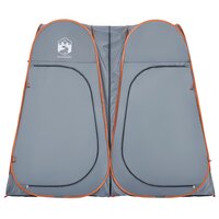 Privacytent pop-up waterdich grijs en oranje 4