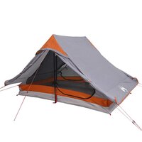 Tent 2-persoons waterdicht grijs 7