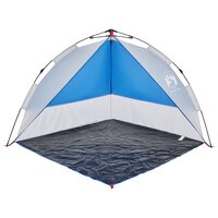 Strandtent waterdicht snelontgrendeling azuurblauw 4