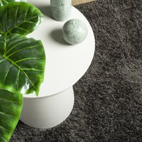 Vloerkleed ISTAN hoogpolig glanzend 100x200 cm antracietkleurig 7