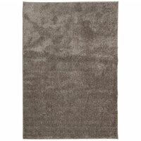 Vloerkleed ISTAN hoogpolig glanzend 120x170 cm grijs 2