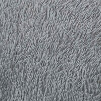 Hoogpolig vloerkleed NAVARRA 60x100 cm polyester zilvergrijs 9