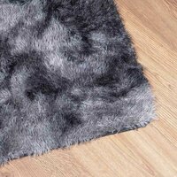 Hoogpolig vloerkleed NAVARRA 120x170 cm polyester donkergrijs 4
