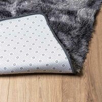 Hoogpolig vloerkleed NAVARRA 120x170 cm polyester donkergrijs 6