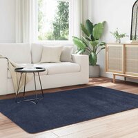 Hoogpolig vloerkleed NAVARRA 130x200 cm polyester marineblauw 3