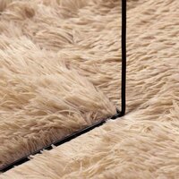 Hoogpolig vloerkleed NAVARRA 160x230 cm polyester beige 7