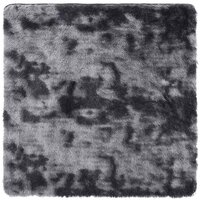 Hoogpolig vloerkleed NAVARRA 120x120 cm polyester donkergrijs 2