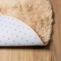Hoogpolig vloerkleed NAVARRA 160x160 cm polyester beige 6