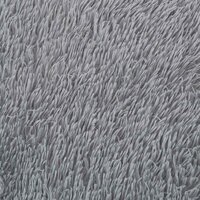 Hoogpolig vloerkleed NAVARRA 160x160 cm polyester zilvergrijs 9