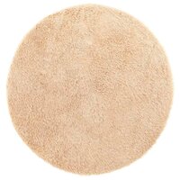 Hoogpolig vloerkleed NAVARRA 200x200 cm polyester beige 2