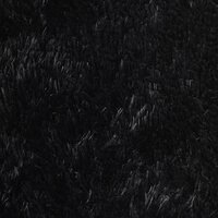 Hoogpolig vloerkleed NAVARRA 200x200 cm polyester zwart 9