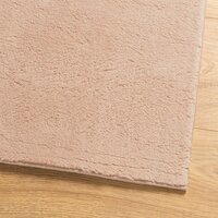 Vloerkleed HUARTE laagpolig zacht wasbaar 80x250 cm roze 4