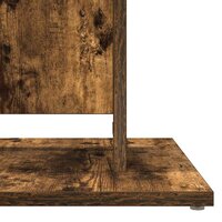 Bistrotafel 60x60x75 cm bewerkt hout gerookt eikenkleurig 7