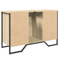 Wastafelkast 91x35x60 cm bewerkt hout sonoma eikenkleurig 6
