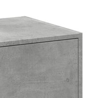 Apothekerskast 40x41x118 cm bewerkt hout betongrijs 8