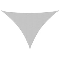 Zonnezeil 7x5x5 m 100% polyester oxford lichtgrijs 2