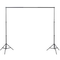 Fotostudioset met lampen, achtergrond en reflector 2