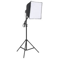 Fotostudioset met verlichtingsset, achtergrond en reflector 4