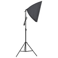 Fotostudioset met verlichtingsset, achtergrond en reflector 7