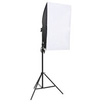 Fotostudioset met verlichtingsset, achtergrond en reflector 7