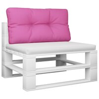 Palletkussen 70x40x12 cm stof roze 3