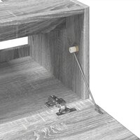 Wastafelkast 40x37x59 cm bewerkt hout grijs sonoma eikenkleurig 8