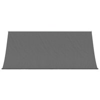 Luifel uittrekbaar 300x150 cm stof en staal antracietkleurig 3