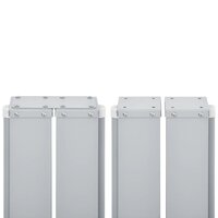 Windscherm uittrekbaar 100x1000 cm bruin 8
