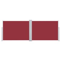 Windscherm uittrekbaar 100x1000 cm rood 4