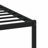 Bedframe zonder matras metaal bruin eikenkleurig 90x200 cm 8