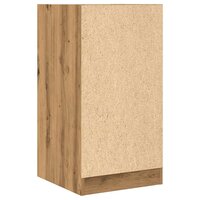 Apothekerskast 40x41x77,5 cm bewerkt hout artisanaal eikenkleur 7