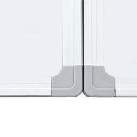 Whiteboard magnetisch inklapbaar 120x80x1,7 cm aluminium 6
