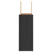 Wasmachinekast 64x24x190 cm bewerkt hout gerookt eikenkleurig 7