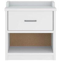 Gangbankje SANDNES wit 45x40x50 cm massief grenenhout 6