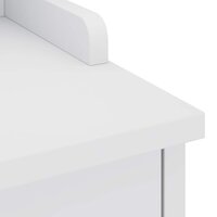 Gangbankje SANDNES wit 45x40x50 cm massief grenenhout 9