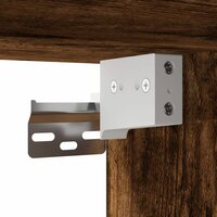 Wandkast 70x42,5x40 cm bewerkt hout gerookt eikenkleurig 9