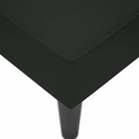 Chaise longue met rechterarmleuning fluweel zwart 7