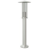 Buitenvloerlamp 60 cm roestvrijstaal zilverkleurig 2
