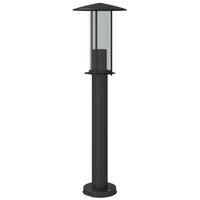 Vloerlamp voor buiten 60 cm roestvrij staal zwart 6