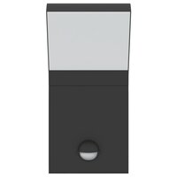 Buitenwandlamp LED met sensors gegoten aluminium zwart 5