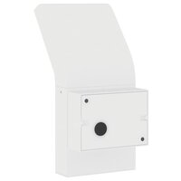 Buitenwandlampen 2 st LED gegoten aluminium wit 7