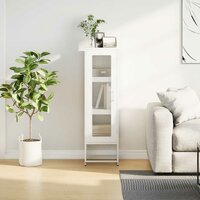 Hoge kast 36x39x123 cm koudgewalst staal wit 4
