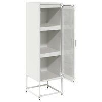 Hoge kast 36x39x123 cm koudgewalst staal wit 7