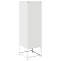 Hoge kast 36x39x123 cm koudgewalst staal wit 8