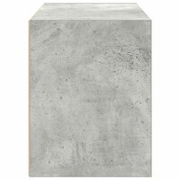 Kast met 2 lades 60x31x40 cm bewerkt hout betongrijs 6