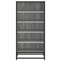 Schoenenrek 48x38x97,5 cm bewerkt hout grijs sonoma eikenkleur 4