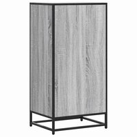 Schoenenrek 48x38x97,5 cm bewerkt hout grijs sonoma eikenkleur 6